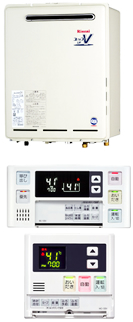 Rinnai RUF-A1610SAW(A) + マルチリモコン MBC-120V(浴室・台所リモコン)